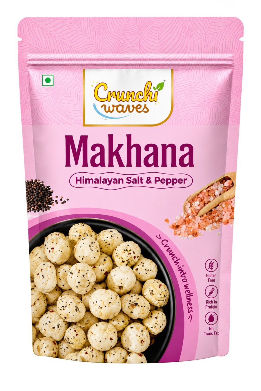 Crunchi Waves himalayan-salt-pepper Makhana 41 g